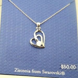 Brilliance Double Heart Necklace